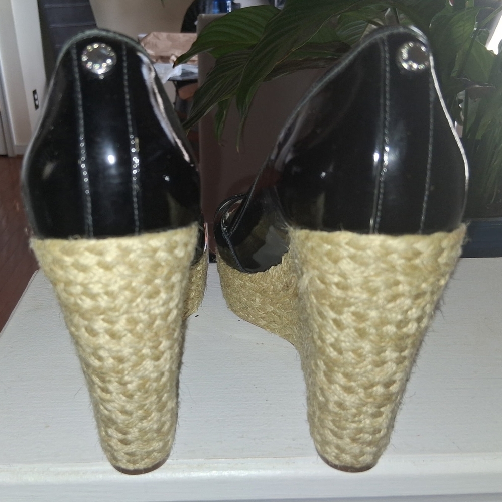 Michael Kors Black Women's Wedge Shoes - Picture 5 of 6